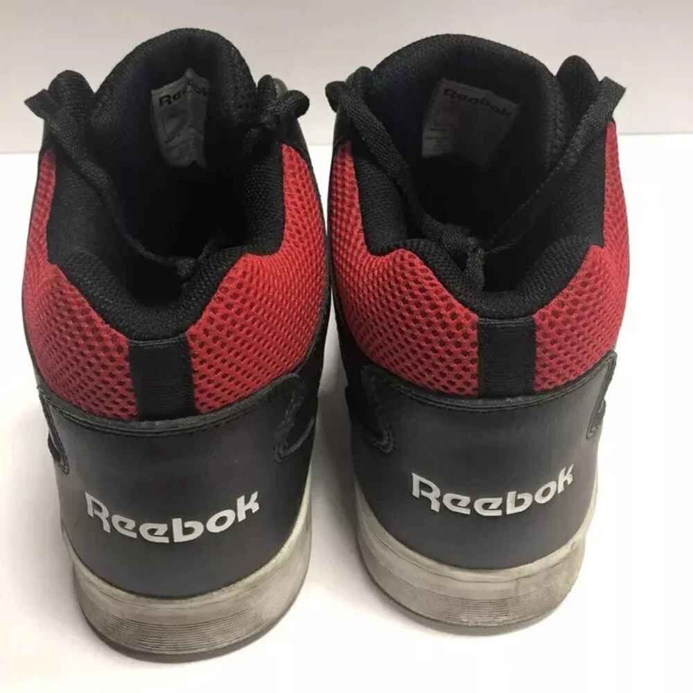 Reebok Men’s RB4132, Black Work Sneakers, Size 11Wide